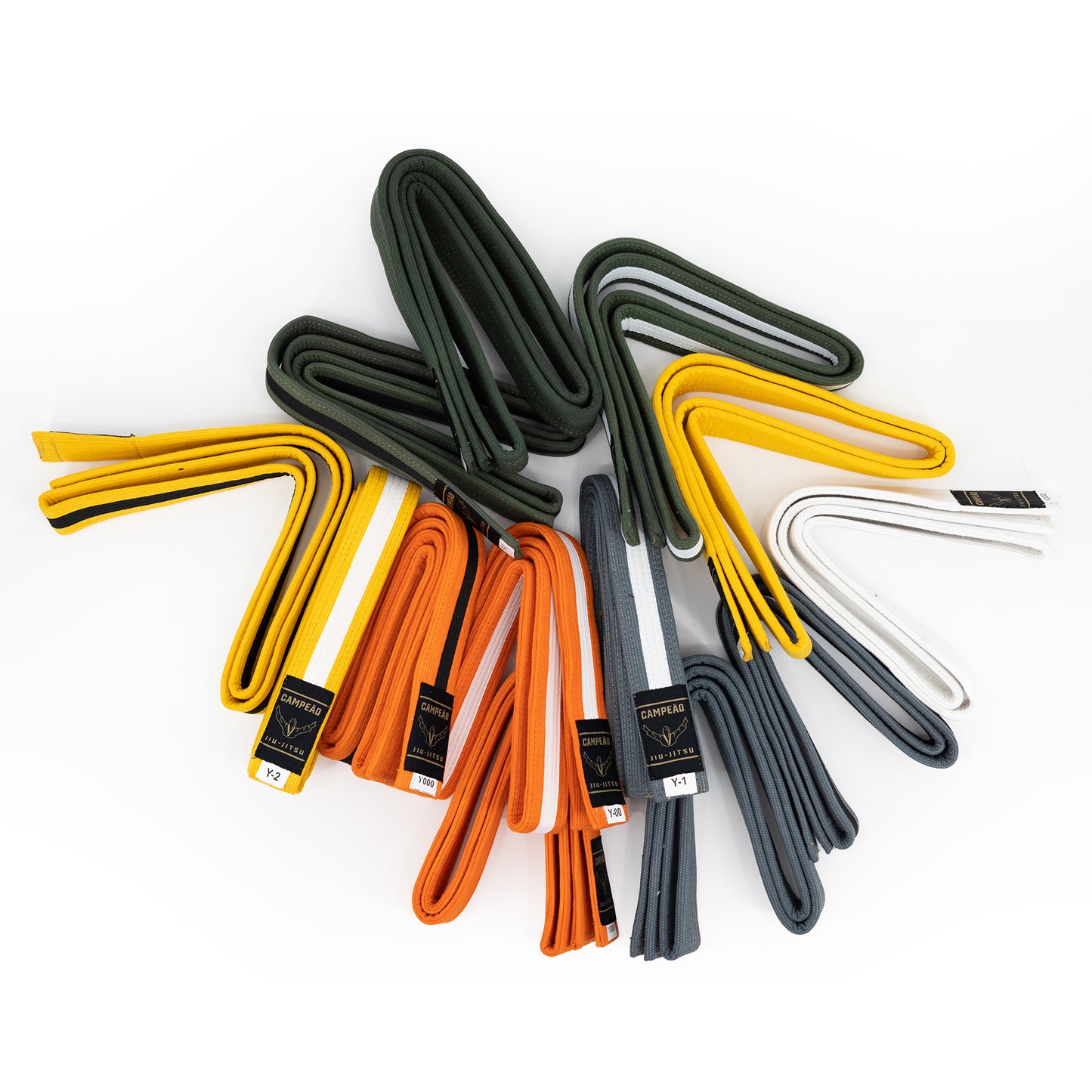 Premium Youth Jiu-Jitsu Belt // Orange - Black