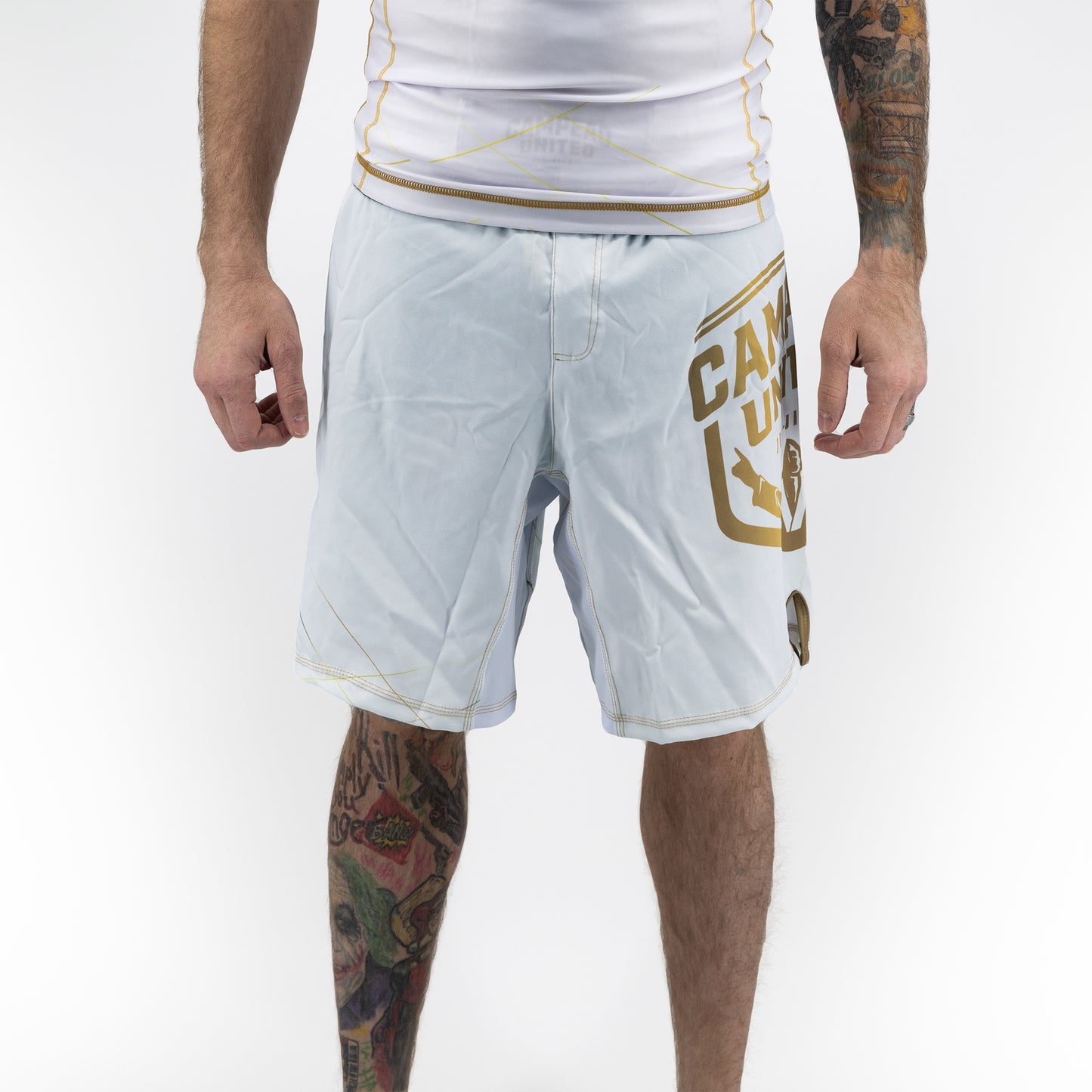 Athlete No-Gi Short White/Gold