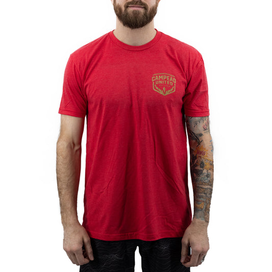 Left Chest Logo Tee // Red