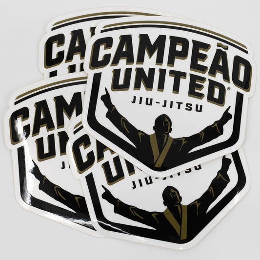 Campeão Sticker // Black & Gold