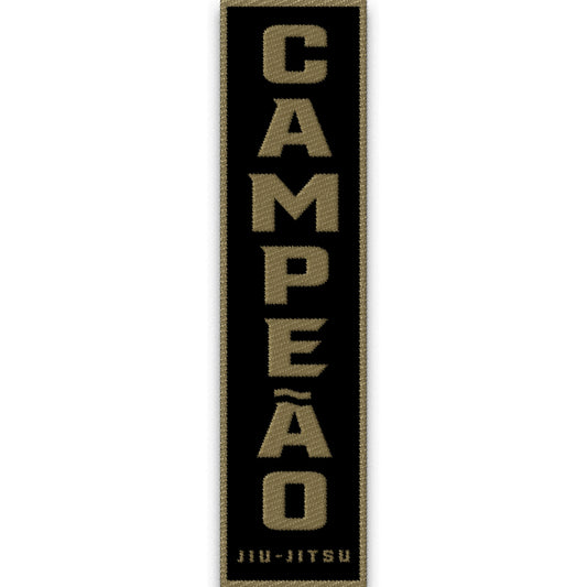 Campeão Lapel Patch // Gold & Black (Youth)