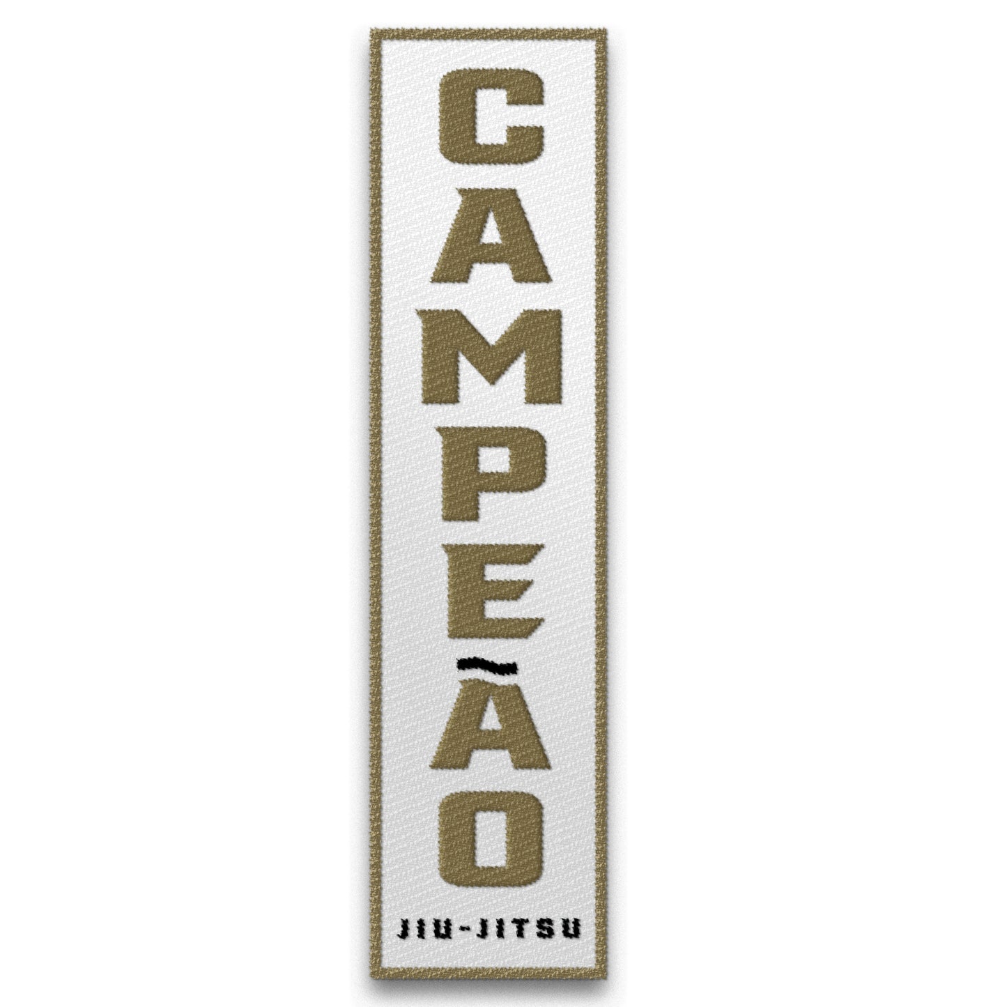 Campeão Lapel Patch // Gold & White