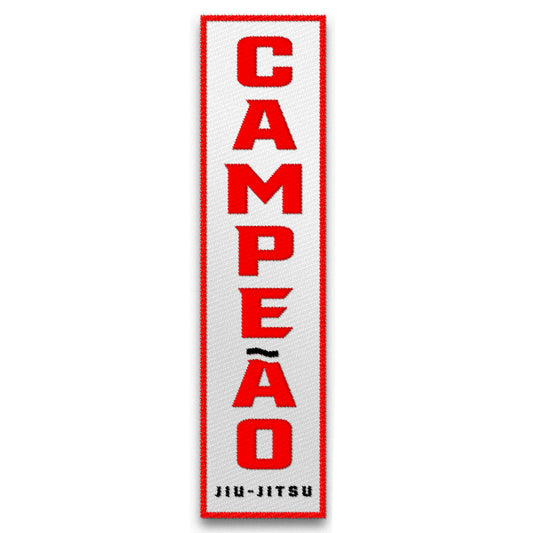 Campeão Lapel Patch // Red & White