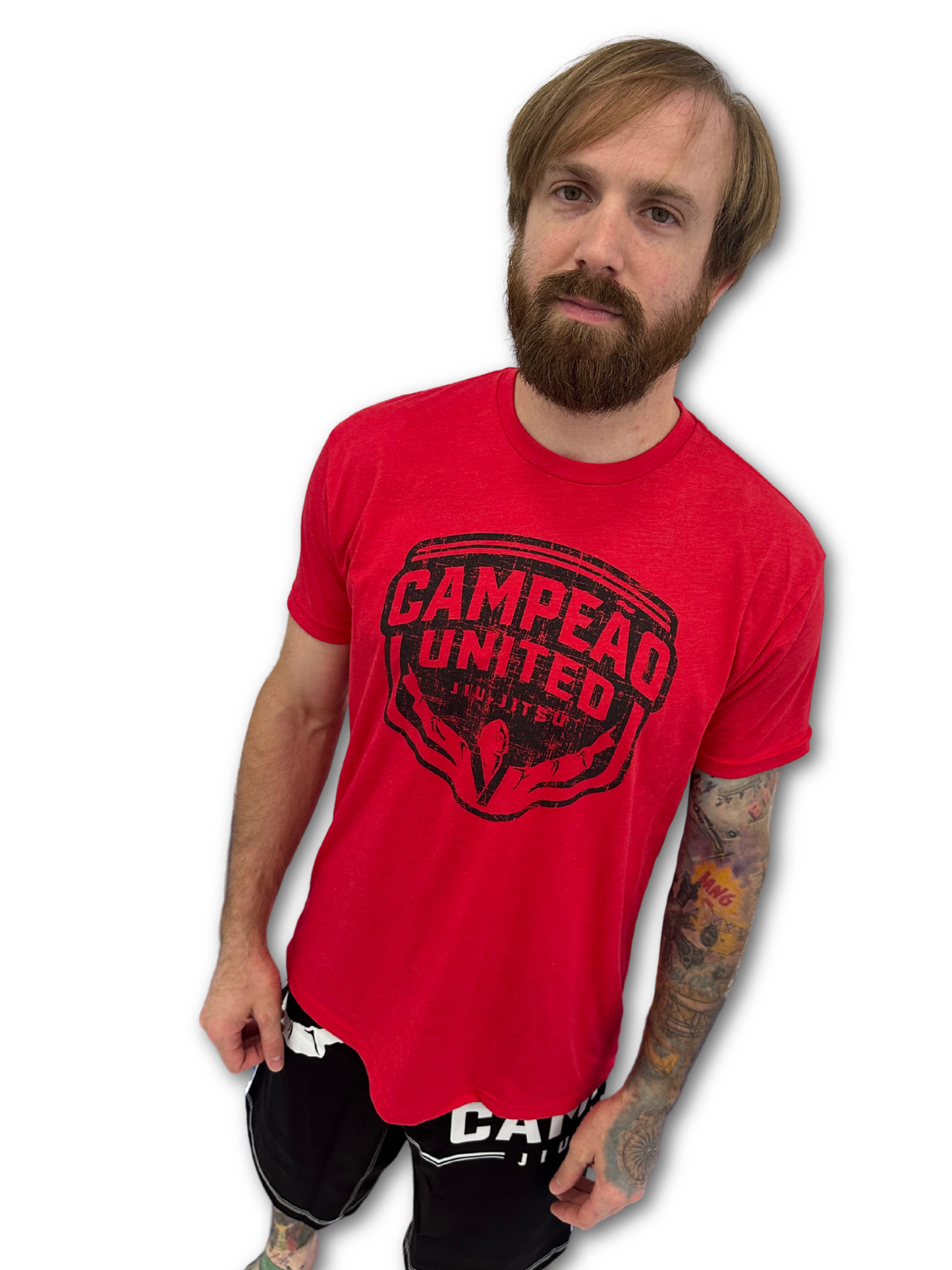 Big Logo Tee // Red - Black