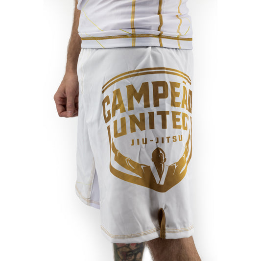 Athlete No-Gi Short White/Gold