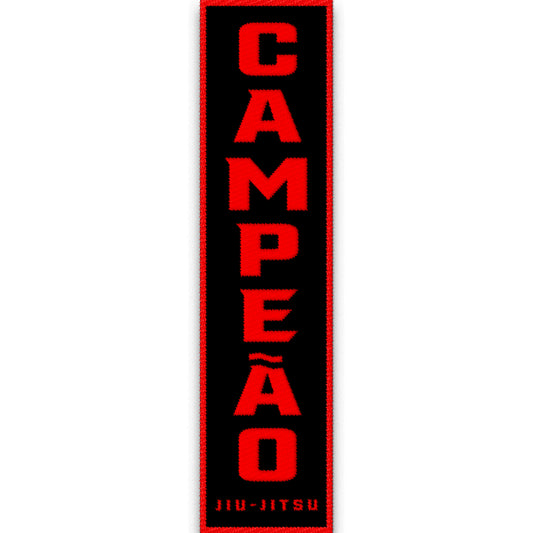 Campeão Lapel Patch // Red & Black (Youth)