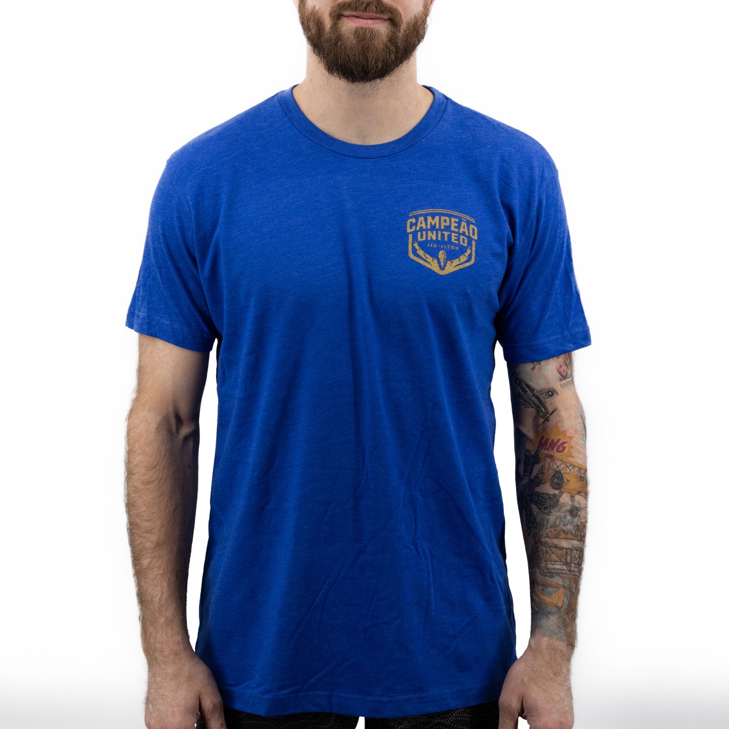 Left Chest Logo Tee // Blue