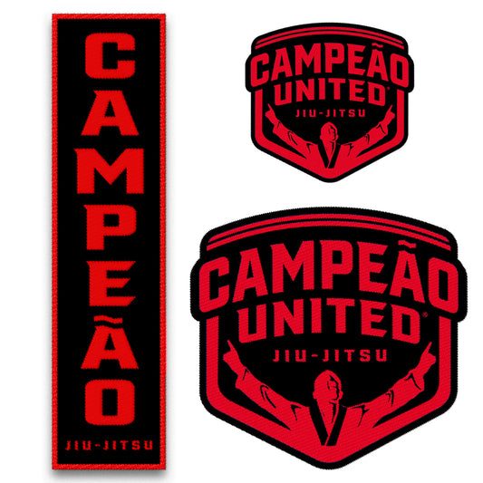 Youth Campeão Patch Pack // Red & Black